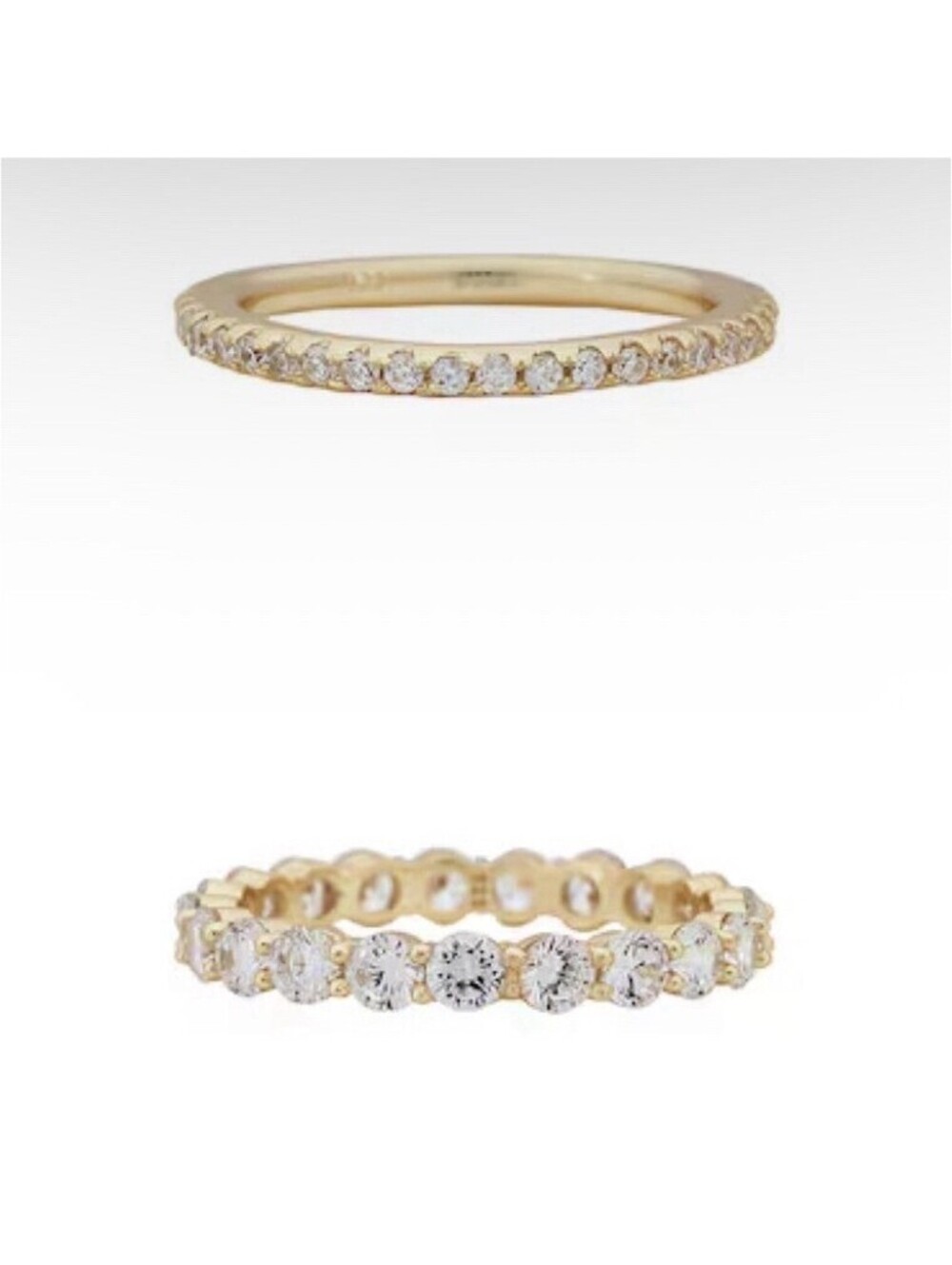 REVOLVE Shashi Stackable Rings Set AS/IS MISSING STONE gold top seller
